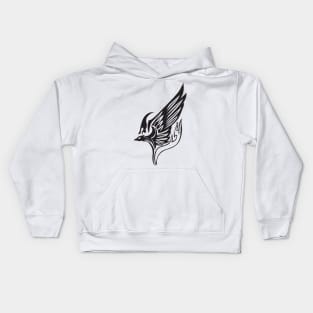 Phoenix Tribal Tattoo Art Kids Hoodie